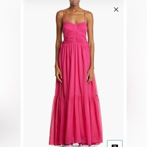 NWT Isabel Marant Etoile Giana Tiered Cotton Maxi Dress Size 34 (US Size 2)